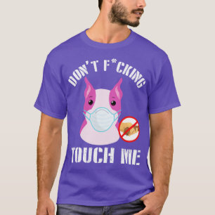 Camiseta Cachorro Boxer Com Máscara Rosto Não Me Atreva A 2