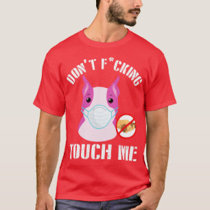 Camiseta Cachorro Boxer Com Máscara Rosto Não Me Atreva A 2