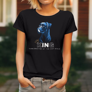 Camiseta Cachorro Boxer - Rei Mestre dos Abraços