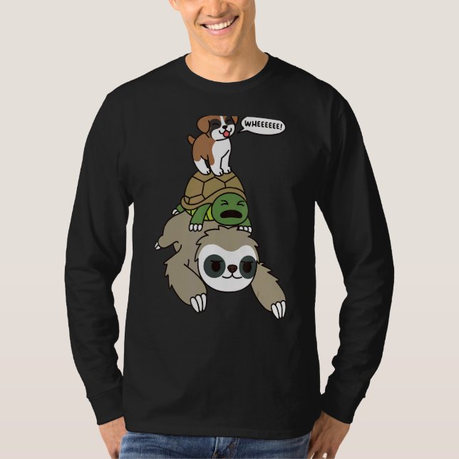Camiseta Cachorro-Boxim Andando Tortoise (Frente)