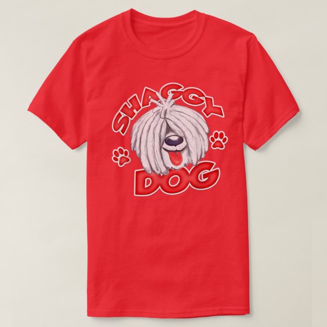 Camiseta Cachorro Branco  (Frente do Design)