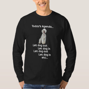 Camiseta Cachorro Branco Engraçado Brincadeira Pet Toy Pood