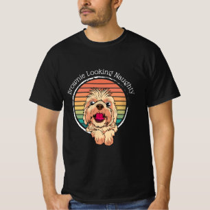 Camiseta Cachorro Brownie Parecendo Nojento