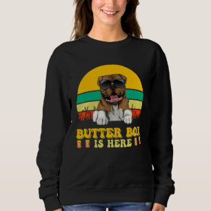 Camiseta Cachorro bulldog americano Caixa de Manteiga Está