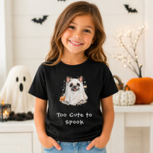 Cachorro Bulldog Francês Fofo Fantasma de Hallowee
