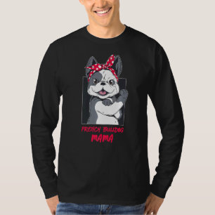 Camiseta Cachorro-Bulldog Francês Roupa Roupa Mama