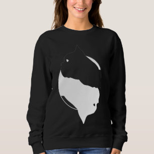 Camiseta Cachorro Bulldogue Francês Yin Yang Símbolo Medita