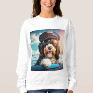 Camiseta Cachorro Cachorro Barco de Bernedoodle Mamãe Dog p