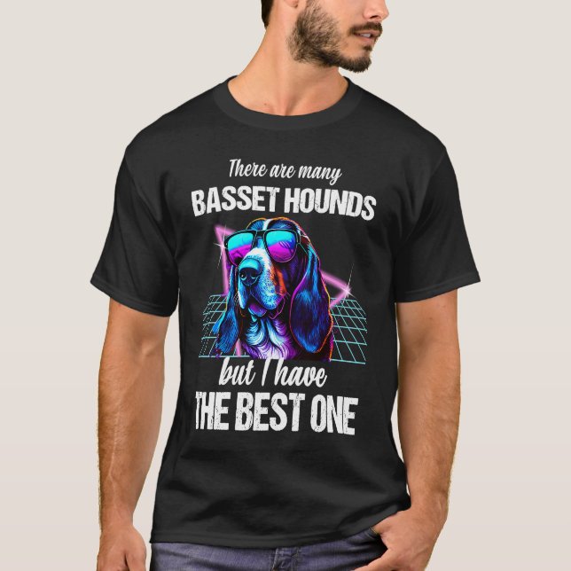 Camiseta Cachorro Cachorro Basset (Frente)