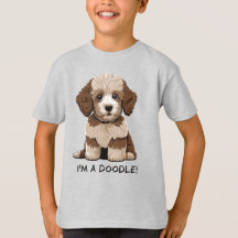 Cachorro Cachorro Bonito Aussiedoodle Puppy Kids