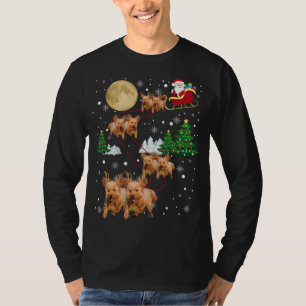 Camiseta Cachorro Cachorro Cachorro Árvore Natal Docinho Xm