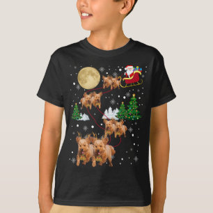 Camiseta Cachorro Cachorro Cachorro Árvore Natal Docinho Xm