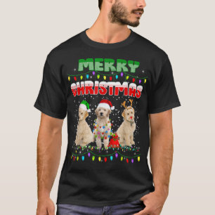 Camiseta Cachorro Cachorro Cachorro Árvore Natal Docinho Xm