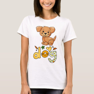 Camiseta Cachorro Cachorro Cachorro Cachorro Cachorro Branc