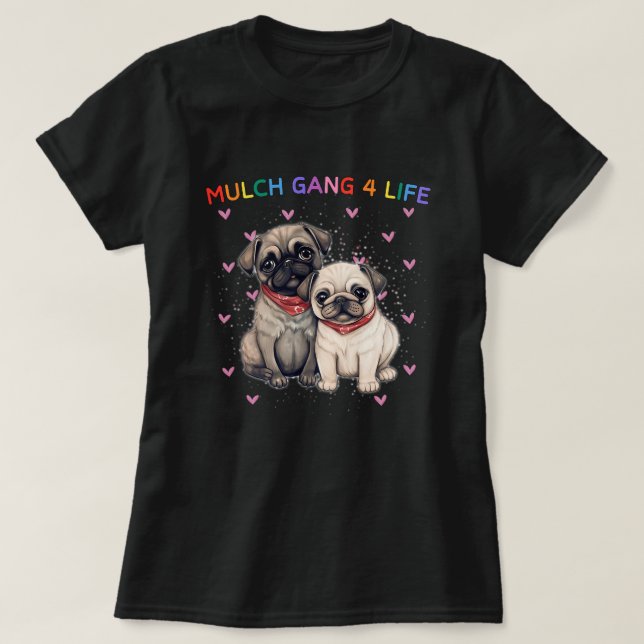 Camiseta Cachorro Cachorro Cachorro Cachorro Cachorro Cacho (Frente do Design)