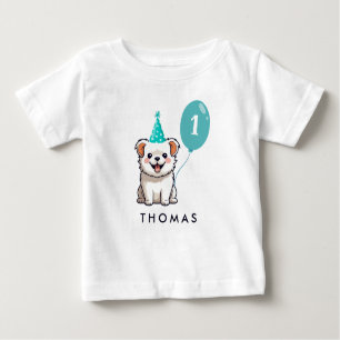 Camiseta Cachorro Cachorro Cachorro Cachorro de Aniversário