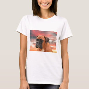 Camiseta Cachorro Cachorro Cachorro Cor Óleo Pintura