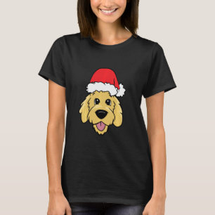 Camiseta Cachorro Cachorro Cachorro Goldendoododle com Papa