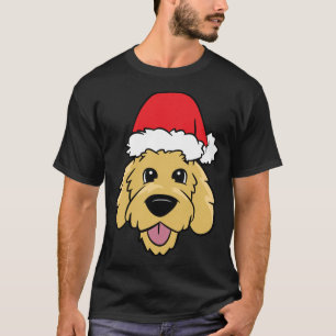 Camiseta Cachorro Cachorro Cachorro Goldendoododle com Papa