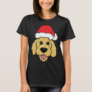 Camiseta Cachorro Cachorro Cachorro Goldendoododle com Papa