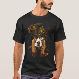 Camiseta Cachorro Cachorro Cachorro Gótico Steampunk
