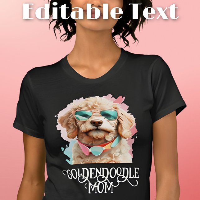 Camiseta Cachorro Cachorro Cachorro Mãe Óculos escuros (Criador carregado)