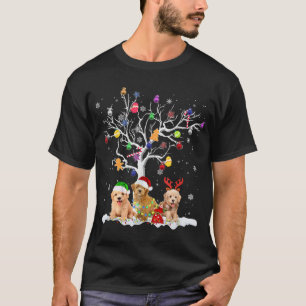 Camiseta Cachorro Cachorro Cachorro Papais noeis de Natal X
