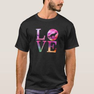 Camiseta Cachorro Cachorro Cor-de-Rosa Cor-de-Rosa Gsd H