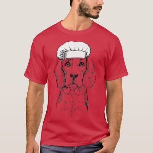 Camiseta Cachorro Cachorro Cozinheiro Engraçado Cozinhando