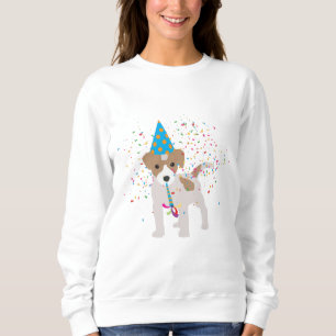 Camiseta Cachorro - Cachorro de animais tendo festa