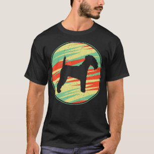 Camiseta Cachorro Cachorro De Silhueta Vintage, Lakeland Te