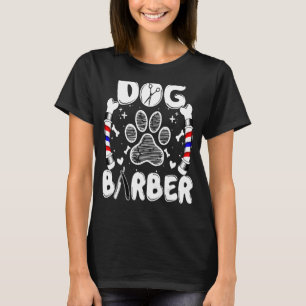 Camiseta Cachorro Cachorro Engraçado Cachorro Penteado Barb