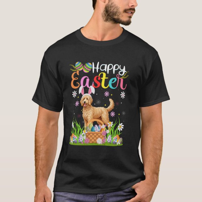 Camiseta Cachorro Cachorro Felz pascoa Cachorro Cachorro Ca (Frente)