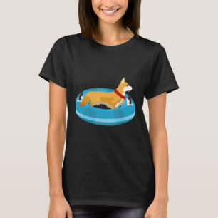 Camiseta Cachorro Cachorro Flutuante Cachorro