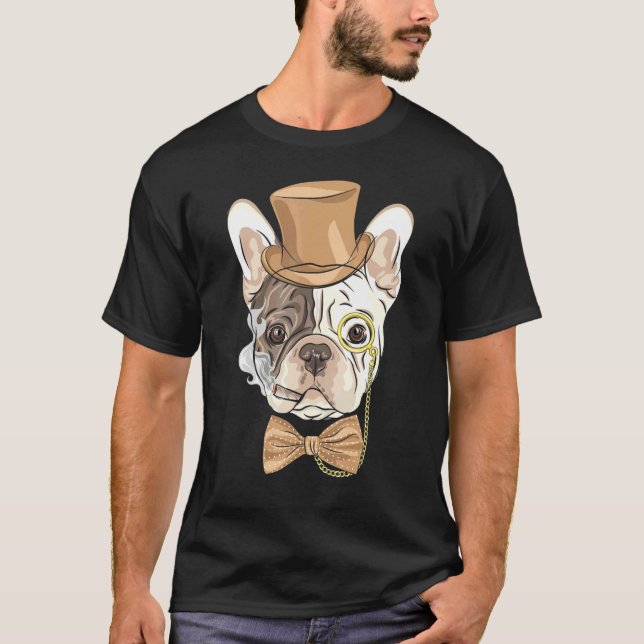 Camiseta Cachorro Cachorro Francês Cachorro Cachorro (Frente)