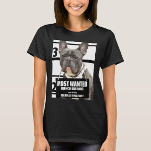 Camiseta Cachorro-Cachorro Francês Mais Desejado A