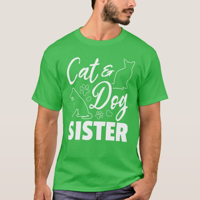 Camiseta Cachorro Cachorro Irmã Cachorro Irmã Cachorro Cach (Frente)