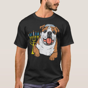 Camiseta Cachorro-Cachorro Judeu Hanukkah Pajamas Chanuk