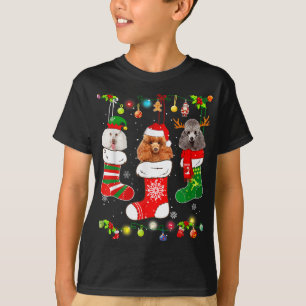 Camiseta Cachorro Cachorro Luzes de Natal Cachorro Cachorro