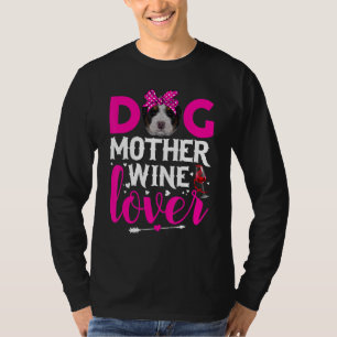 Camiseta Cachorro Cachorro Mãe Bernese Dia de as mães de Ca