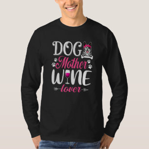 Camiseta Cachorro Cachorro Mãe Vinho Australiano Mães de Ca