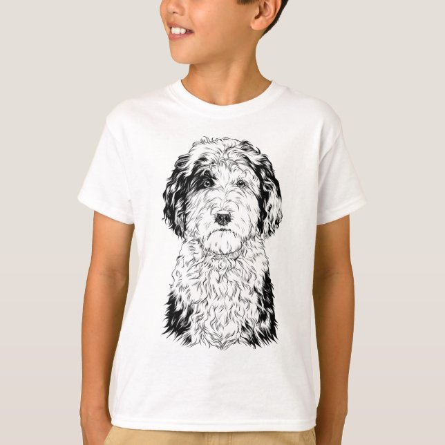 Camiseta Cachorro Cachorro Mamãe Cachorro (Frente)