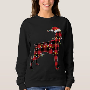 Camiseta Cachorro Cachorro Natal Xadrez Vermelha Buffalo Pa