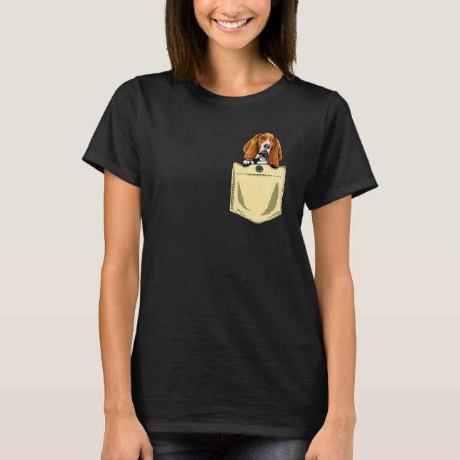 Camiseta Cachorro Cachorro No Bolso Cachorro (Frente)