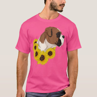Camiseta Cachorro Cachorro Pet Animal Hippie Sunshine Sunfl