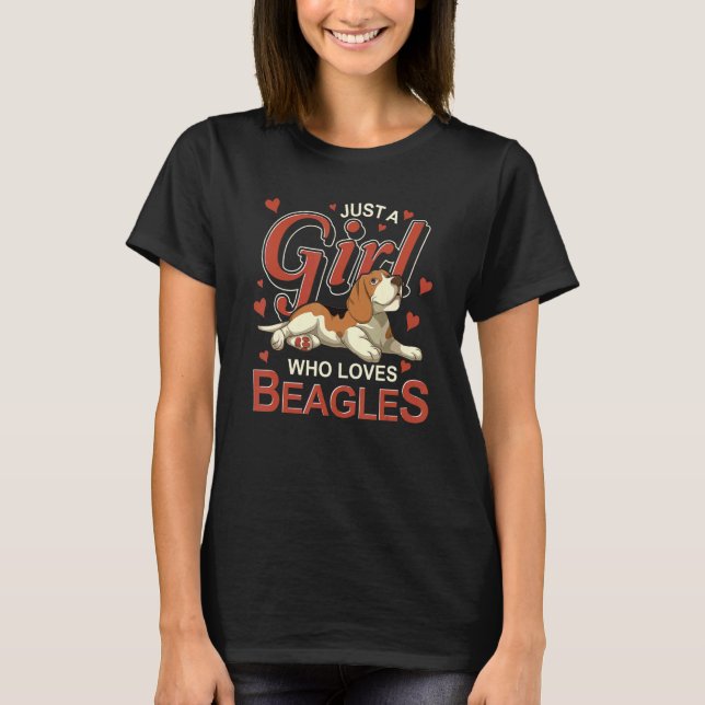 Camiseta Cachorro Cachorro Proprietária De Animais Beagle (Frente)