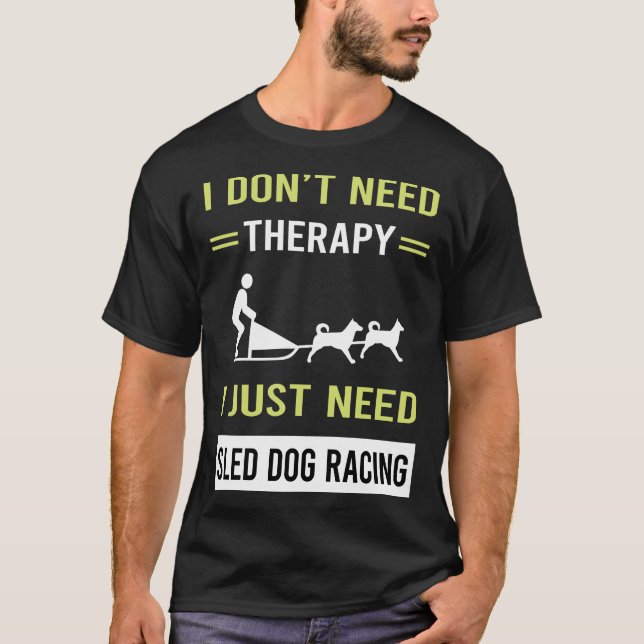 Camiseta Cachorro Cachorro Sled Terapêutico (Frente)