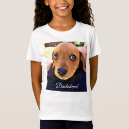 Camiseta Cachorro Cachshund Puppy Castanho