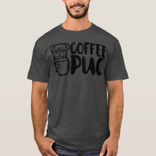 Camiseta Cachorro Café Cachorro É Amor, Eu Amo Meu Pug Baby