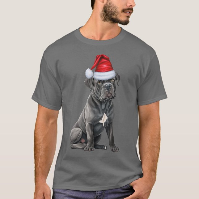 Camiseta Cachorro Cana Cana Cana Cana Caçada Fria Natal (Frente)